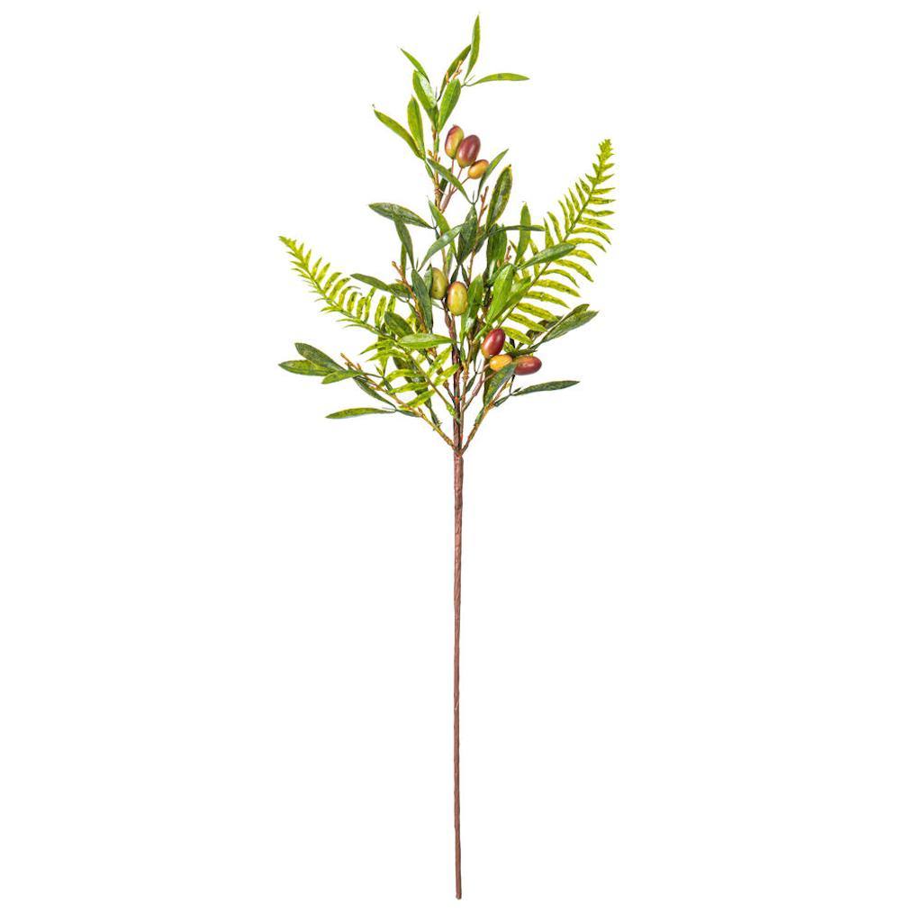 27" Artificial Green Olive Spray (3 Pack) 1
