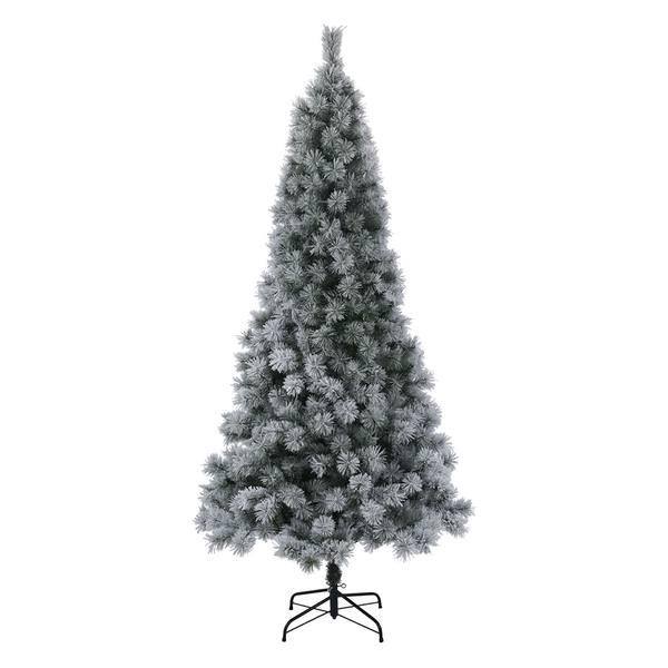 6.5' x 40" Artificial Frosted Scotch Pine 758 Tips Unlit 1