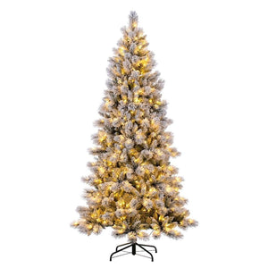 10' x 56" Artificial Frosted Scotch Pine 2072 Tips Pre-Lit 1