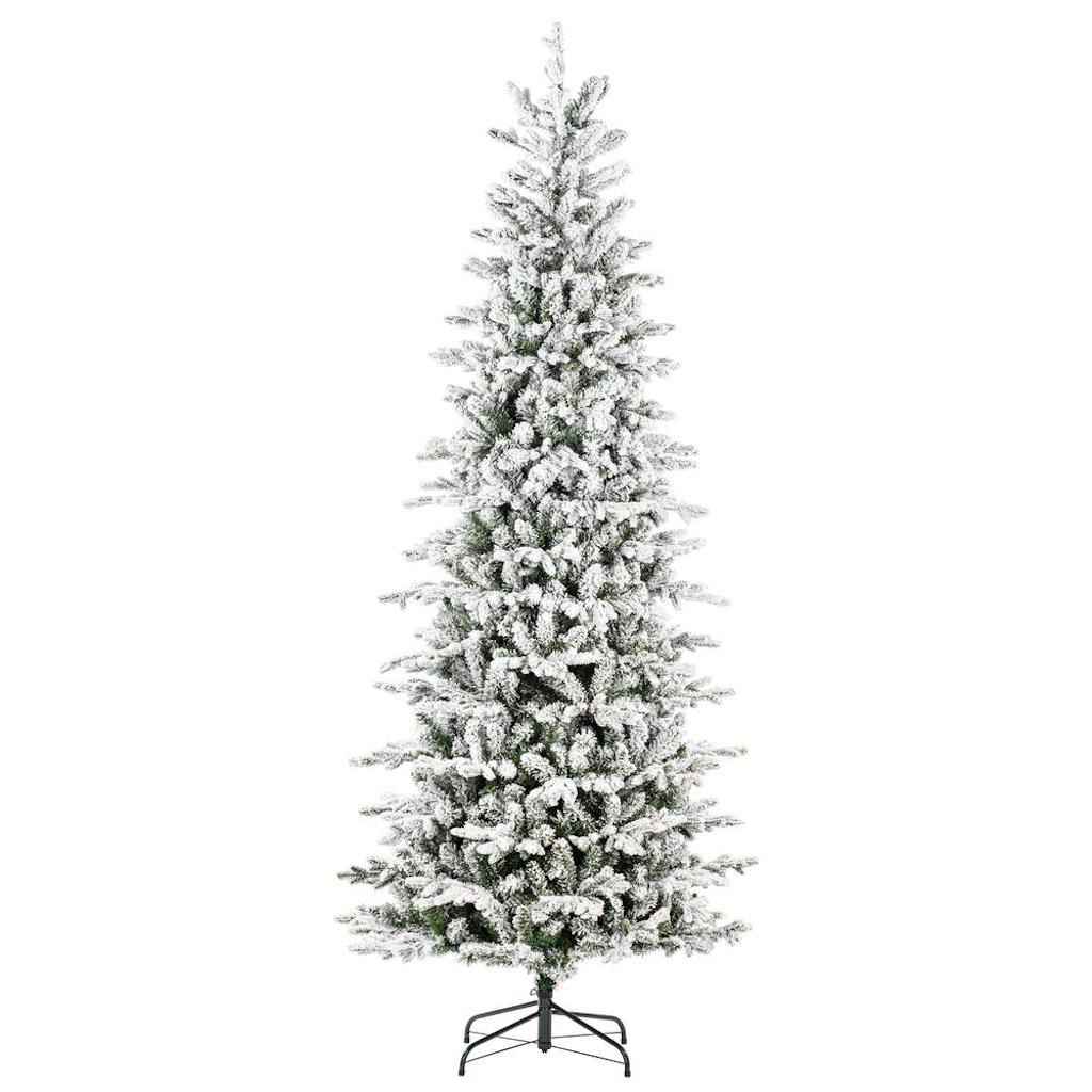 9' x 48" Artificial Frosted Wistler Spruce 3310 Tips Unlit Tree 1