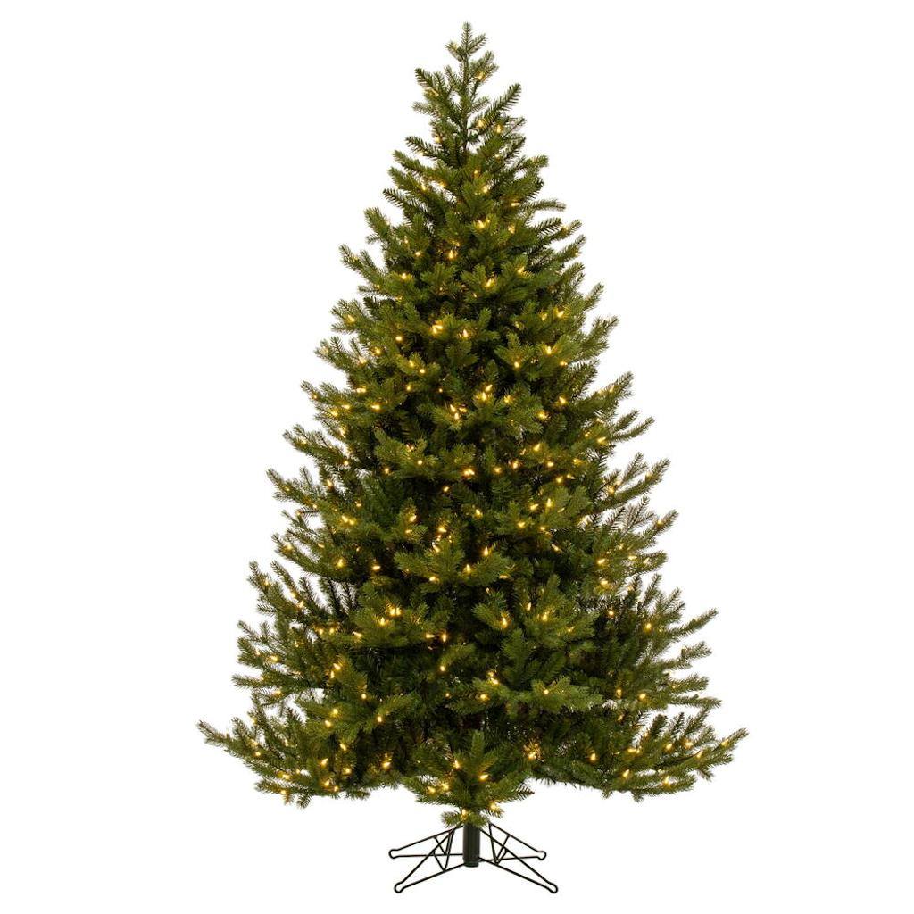 7.5' x 58" Artificial Washington Fra 700 Warm White LED Lights 1
