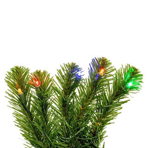 9' x 14" Artificial Deluxe Sequoia Pine 100 Multi Color Lights Garland 2