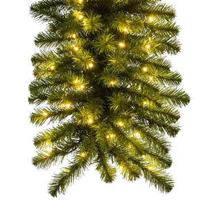 9' x 20" Artificial 300 watt Deluxe Sequoia Garland 2