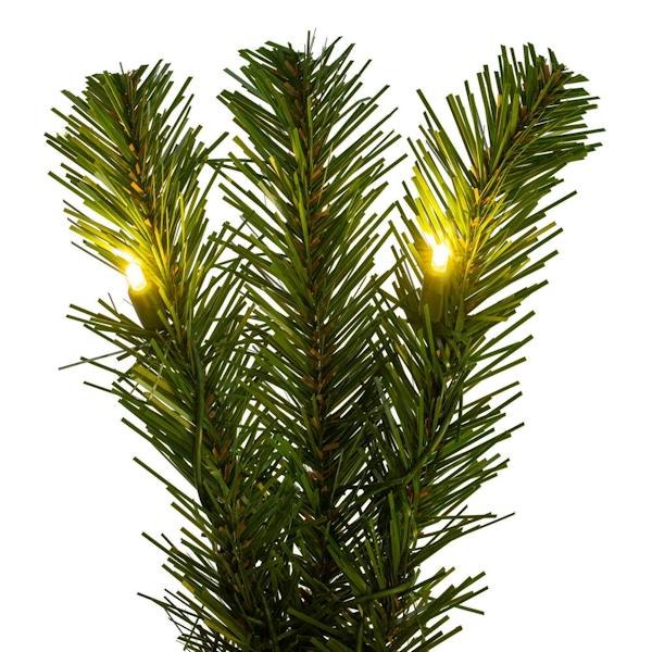 9' x 20" Artificial 300 watt Deluxe Sequoia Garland 3