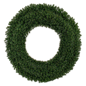 72" Green Deluxe Sequoia Pine Wreath Unlit 1