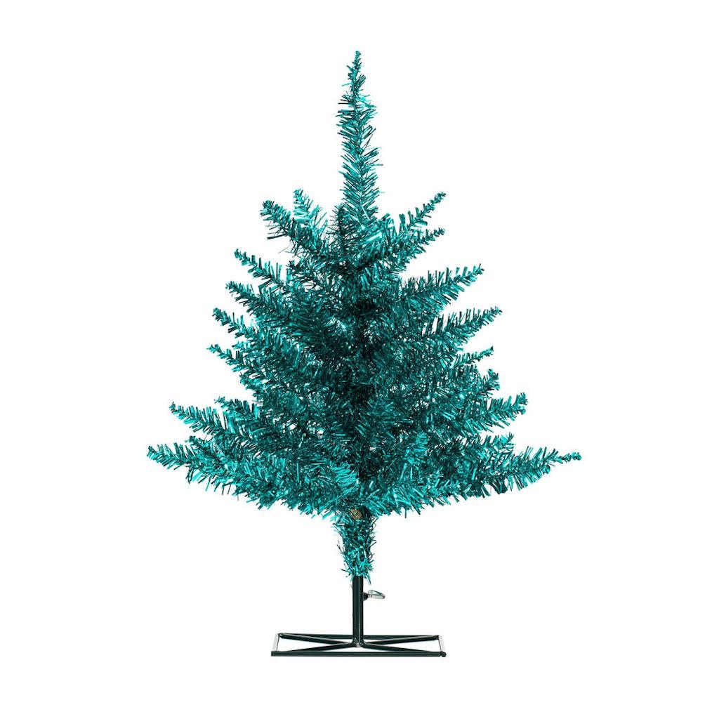 2' x 20" Artificial Aqua Fir Tree Unlit 1