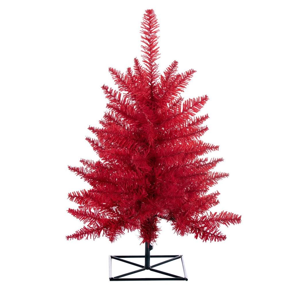 2' x 20" Artificial Red Fir Tree Unlit 1