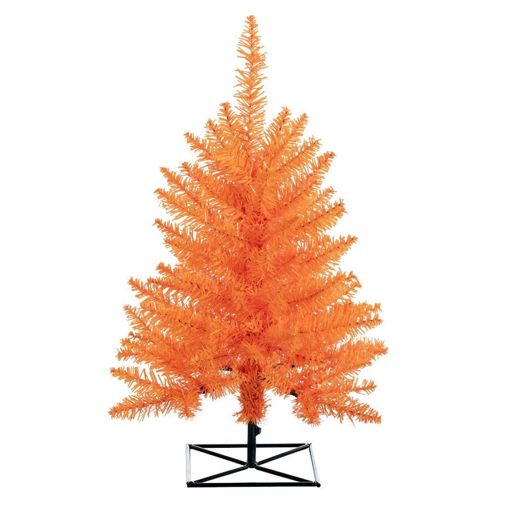 2' x 20" Artificial Orange Fir Tree Unlit 1