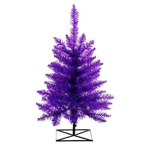 2' x 20" Artificial Purple Fir Tree Unlit 1
