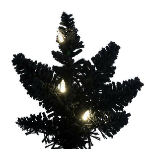 2' x 20" Artificial Black Fir Tree Pre-Lit 2