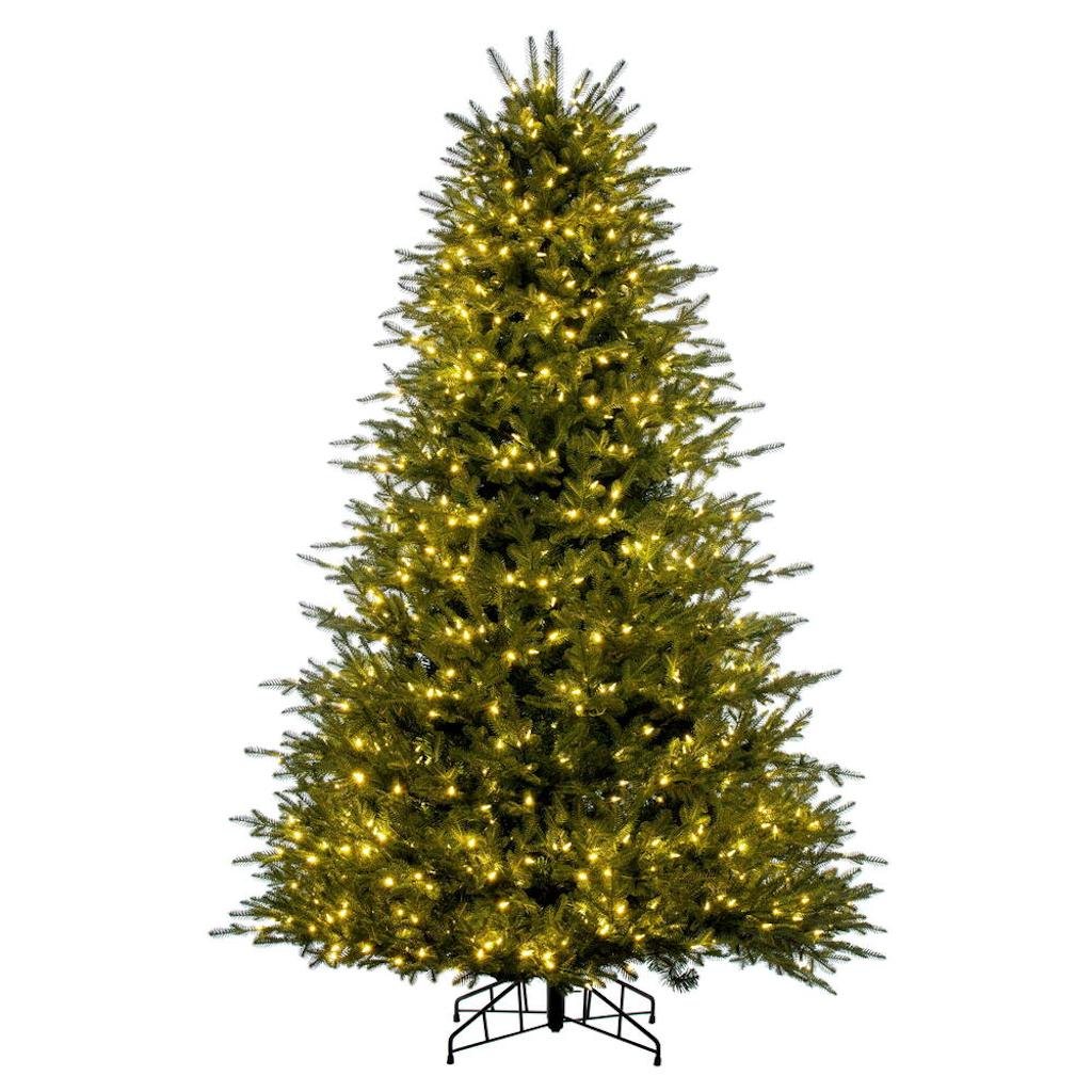 9' x 69" Artificial Georgian Fraser 1400 Dura-Lit Warm White LED Lights Pre-Lit 1