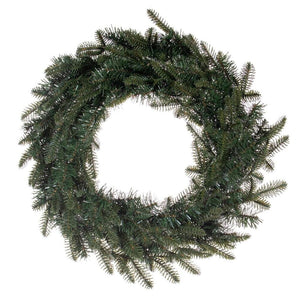 24" Green Georgian Fraser Fir Wreath Unlit 1