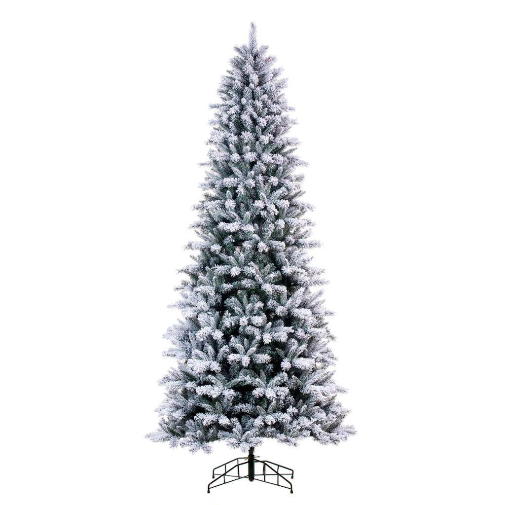 12' x 64" Artificial Frosted Glacier Pine 3862 Tips Unlit 1