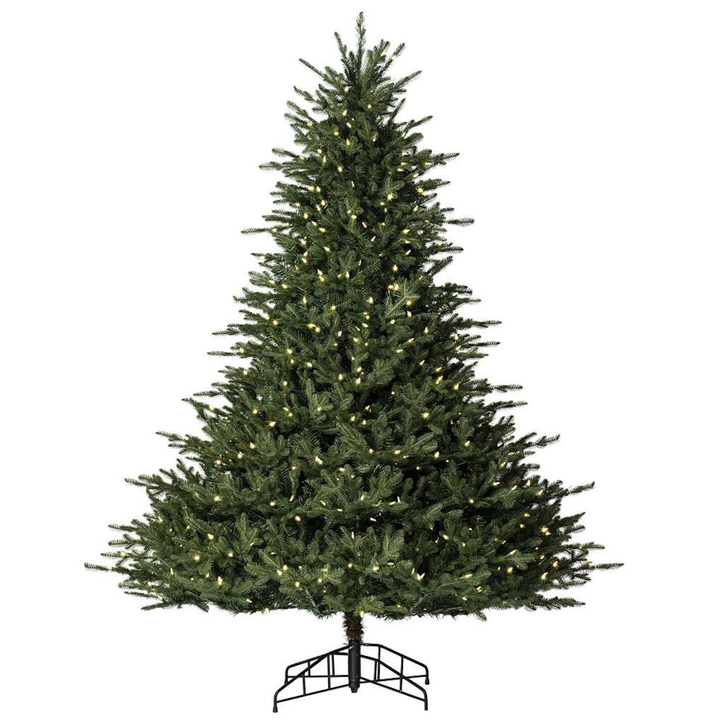 7.5' x 68" Bellevue Fraser Fir 5673 Tips 800 Warm White Lights Prelit 1