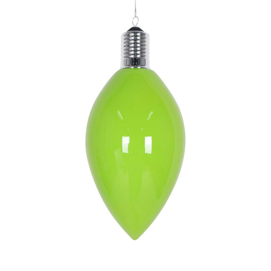 15.5" Light Green Enamel C9 Bulb Ornament 1