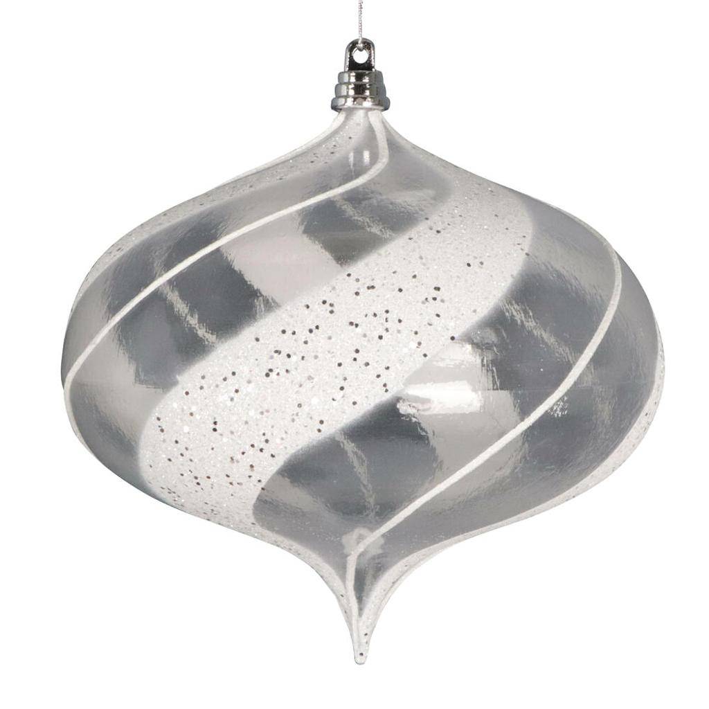 6.3" Clear Onion Ornament (2 Pack) 1