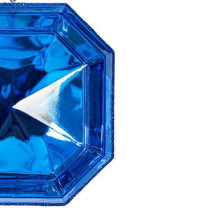 4-5" Blue Jewel Glitter Christmas Ornament Assortment (4 Pack) 2