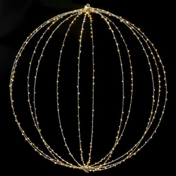 30" 600 Light Warm White LED Ball Silhouette Light 3