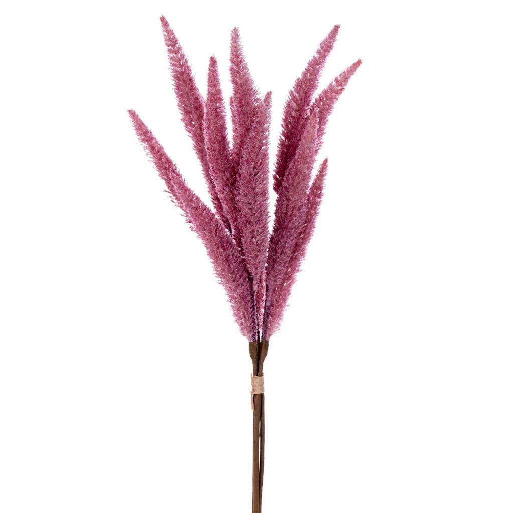 24" Artificial Pink Brown Foxtail Bundle 1