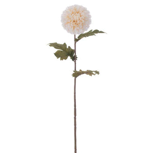 29" Artificial Ivory Dahlia Stem (4 Pack) 1
