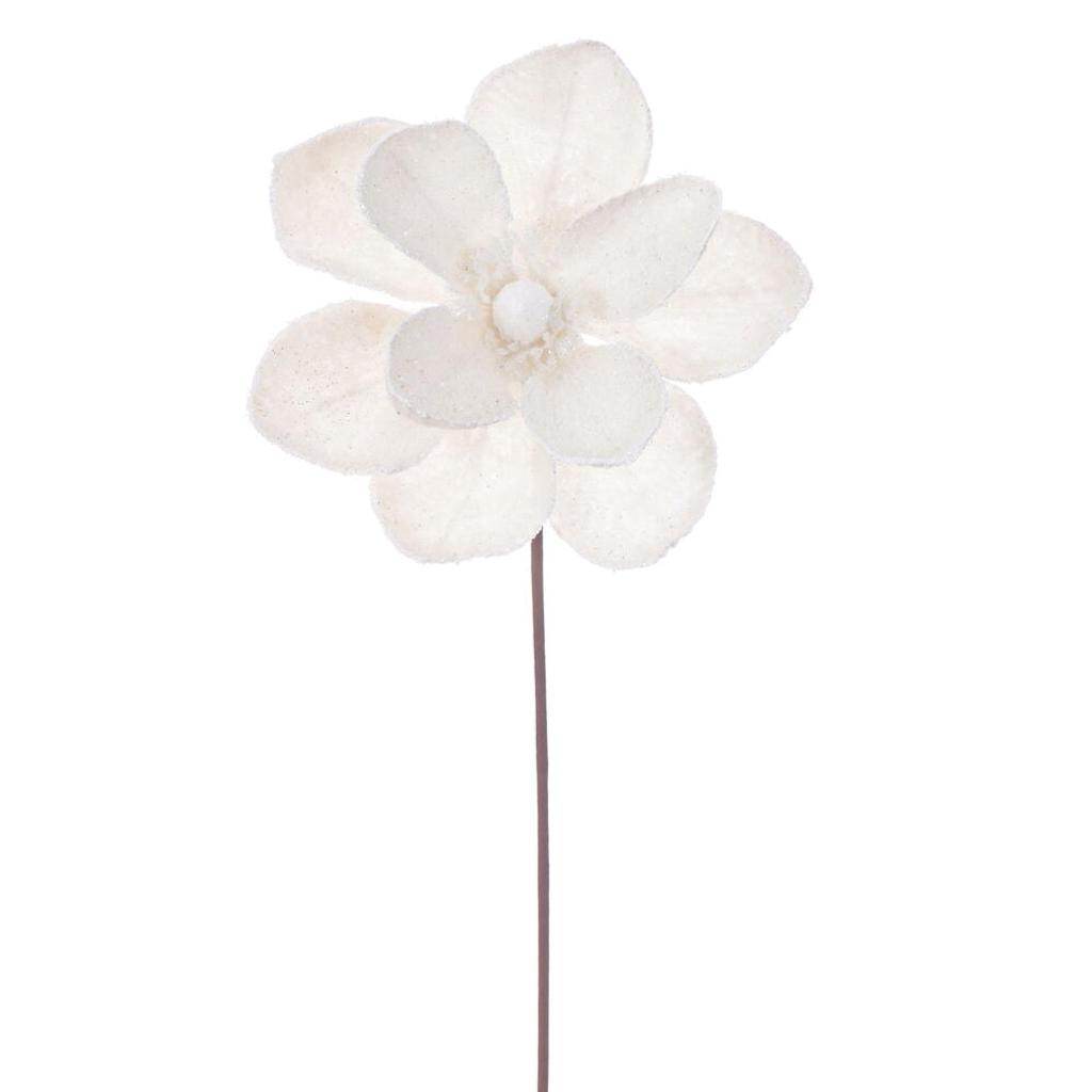 23" Cream Magnolia Stem (3 Pack) 1