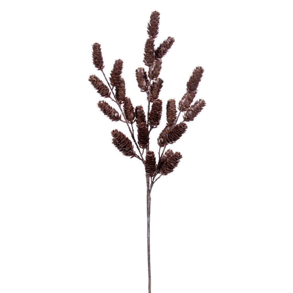 26" Mocha Pinecone Spray (2 Pack) 1