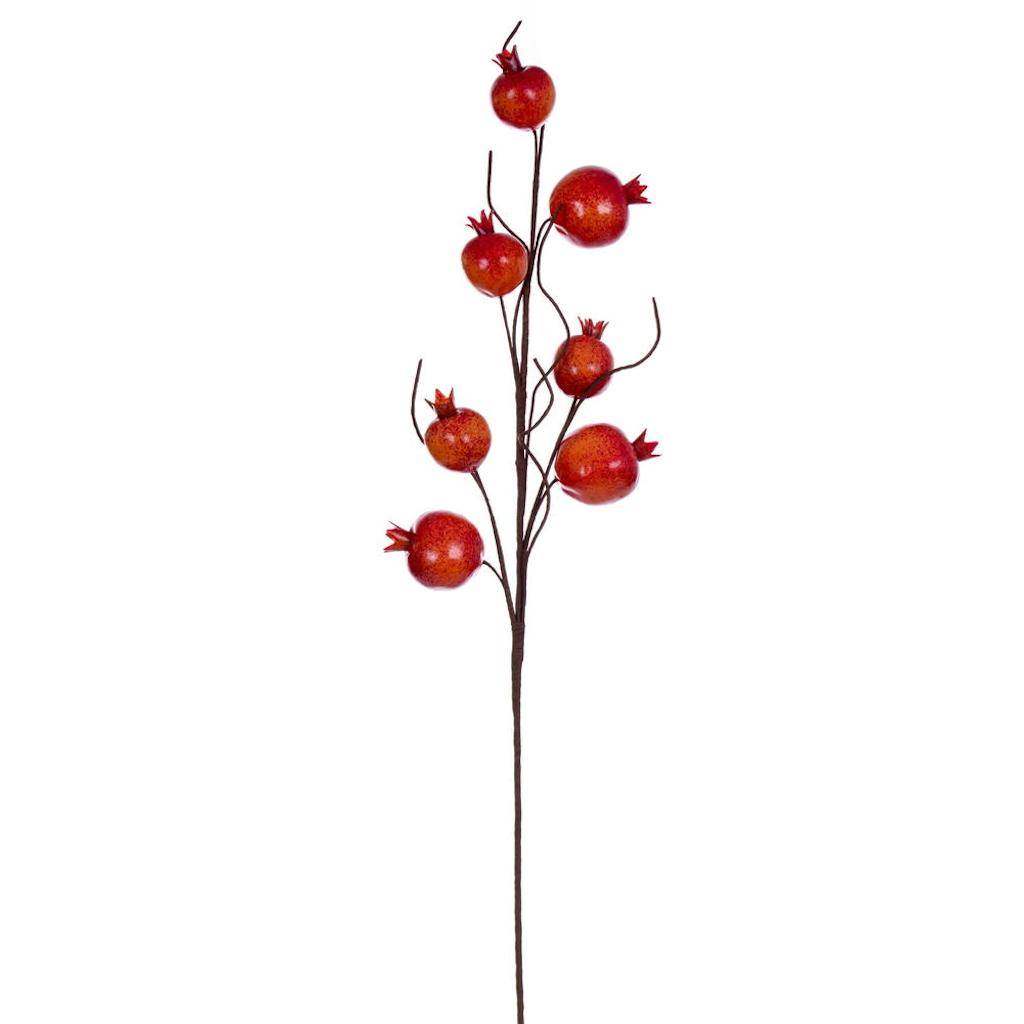31" Light Orange Pomegranate Spray (3 Pack) 1