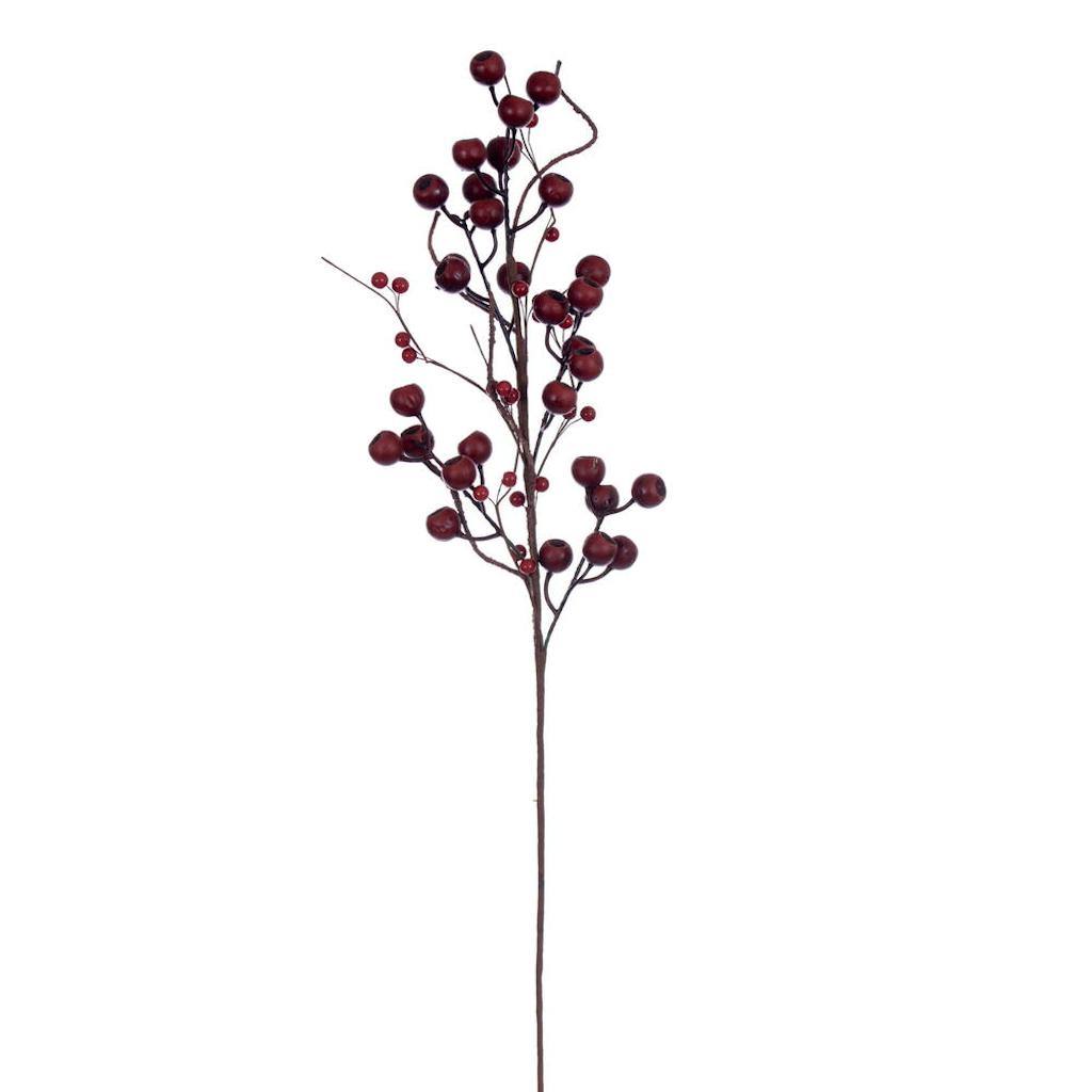 31" Dark Red Berry Spray (3 Pack) 1