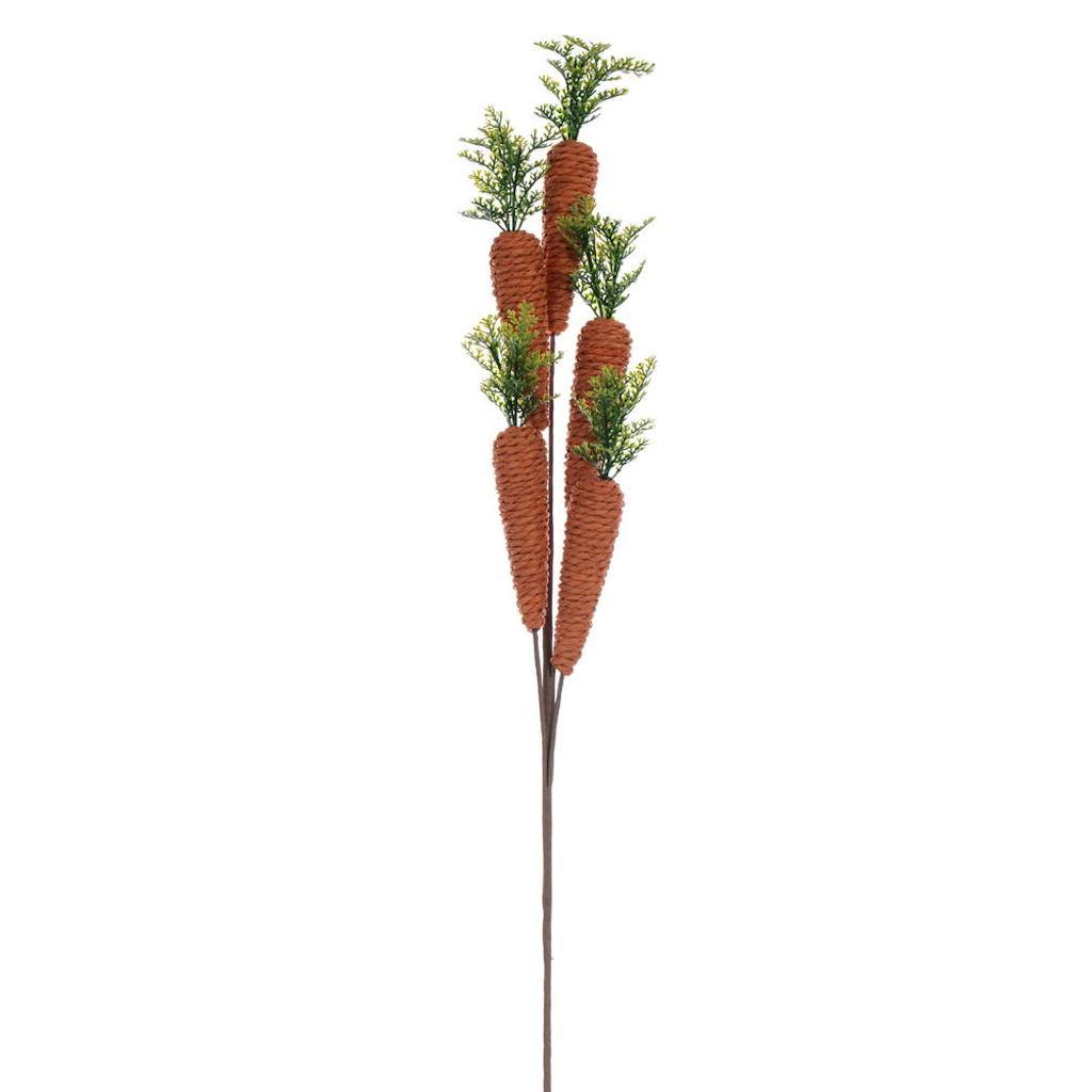 26" Orange Jute Carrot Spray (2 Pack) 1