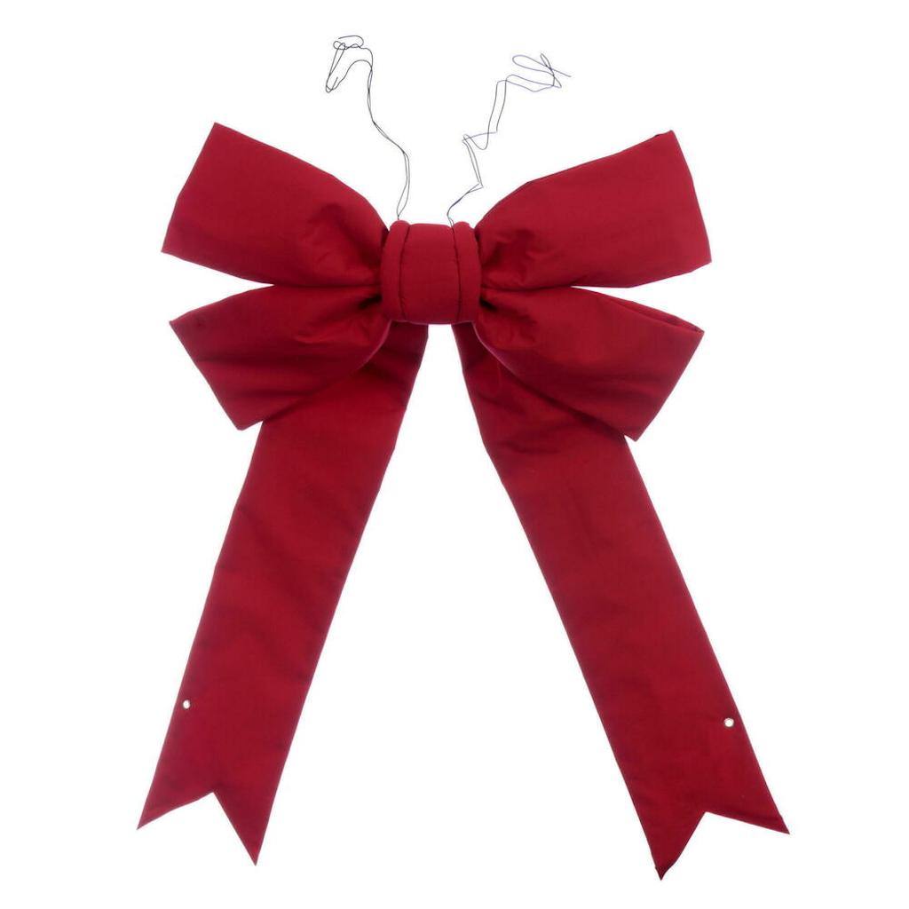 72" x 90" Red Canvas UV Bow 1