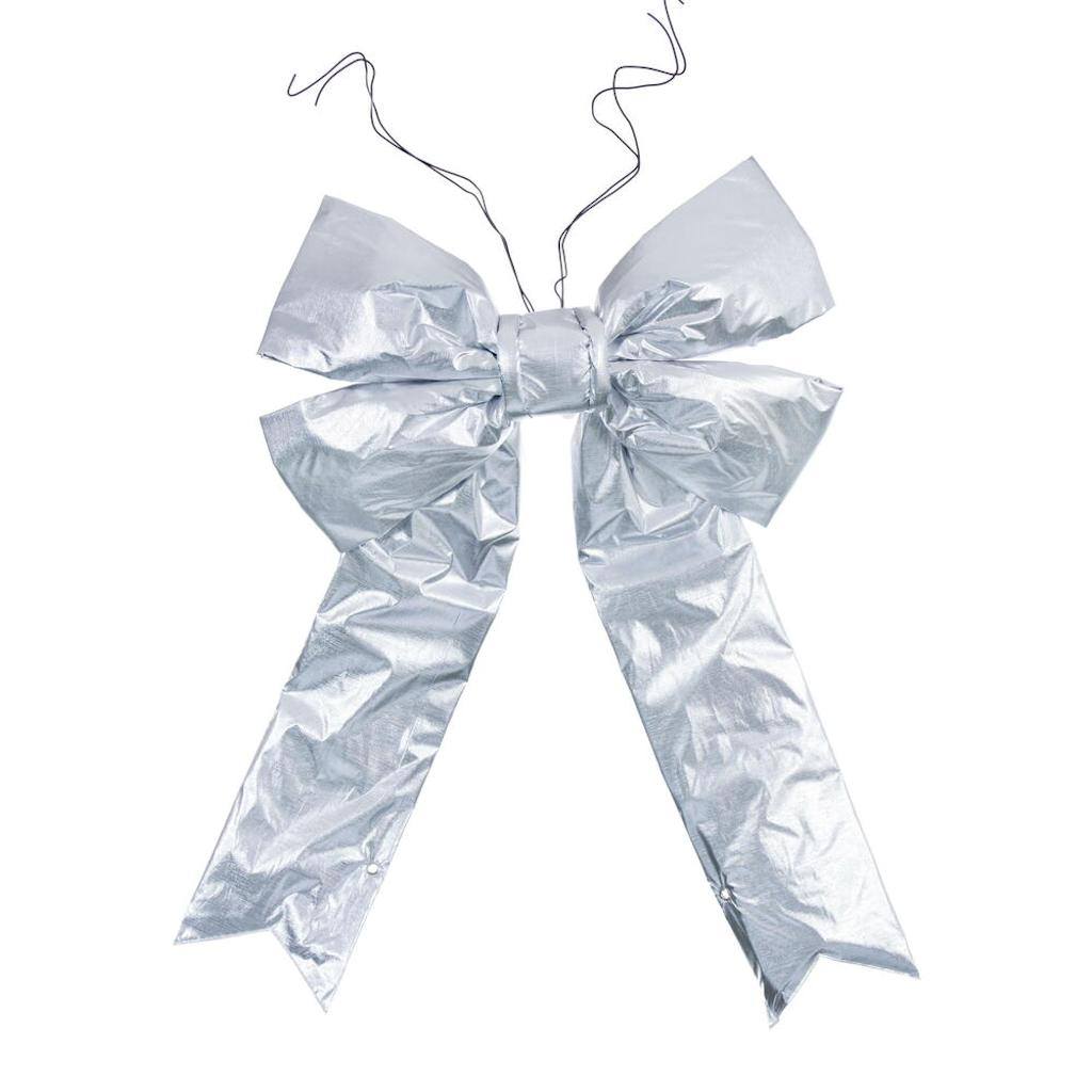 24" x 30" Silver Canvas UV Outdoor Bow 1