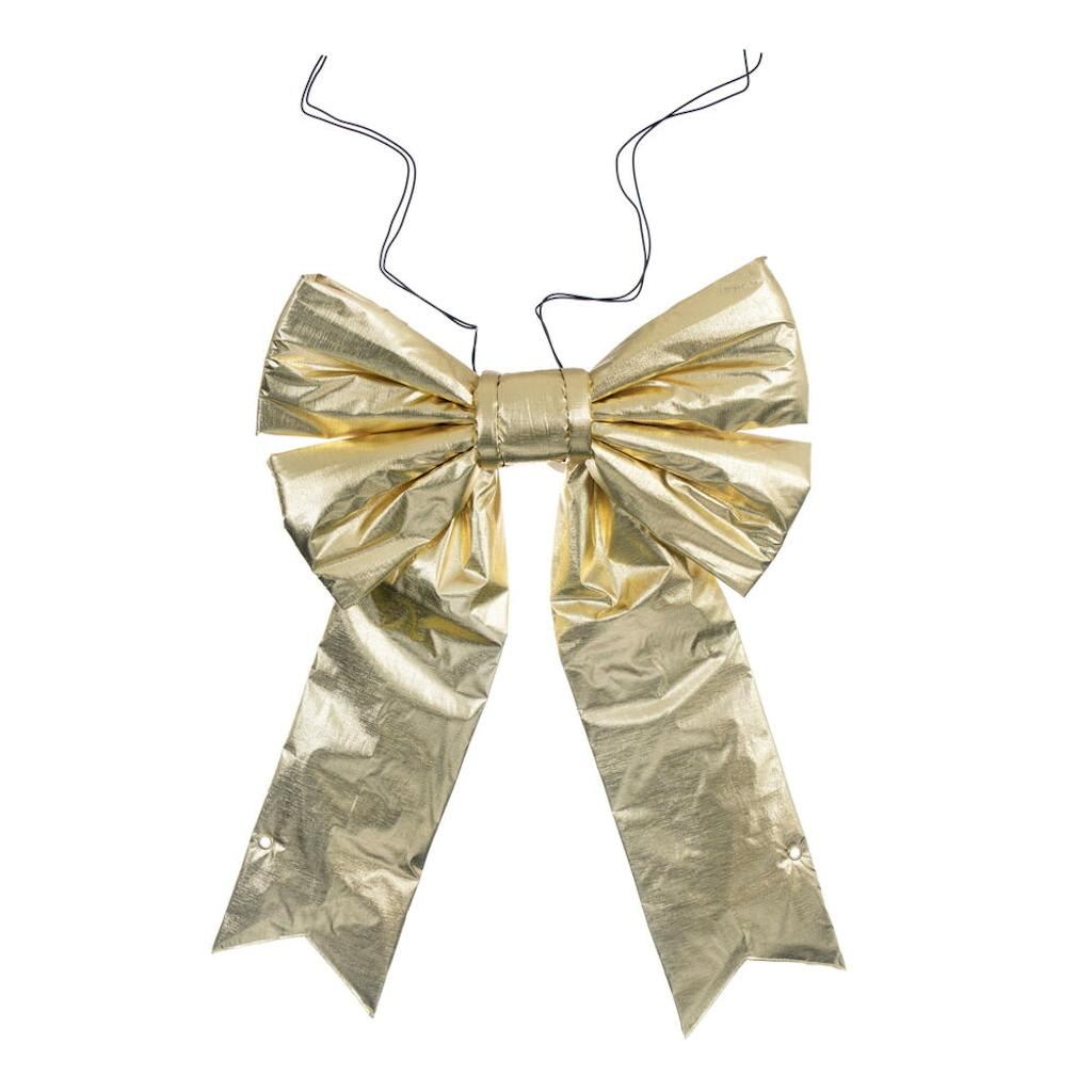 18" x 23" Gold Metallic UV Bow 1