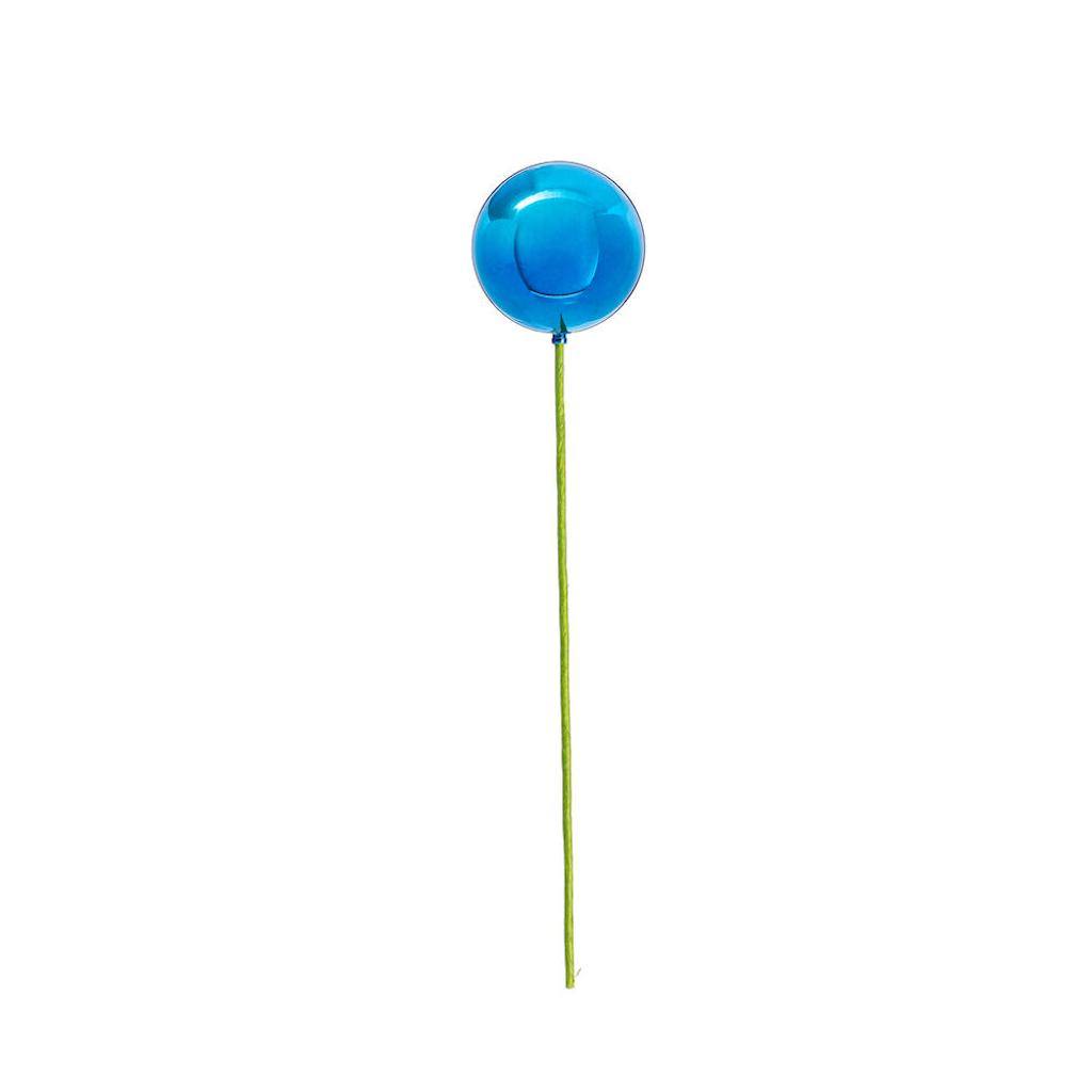 4" x 18" Blue Shiny Ball Stick (6 Pack) 1