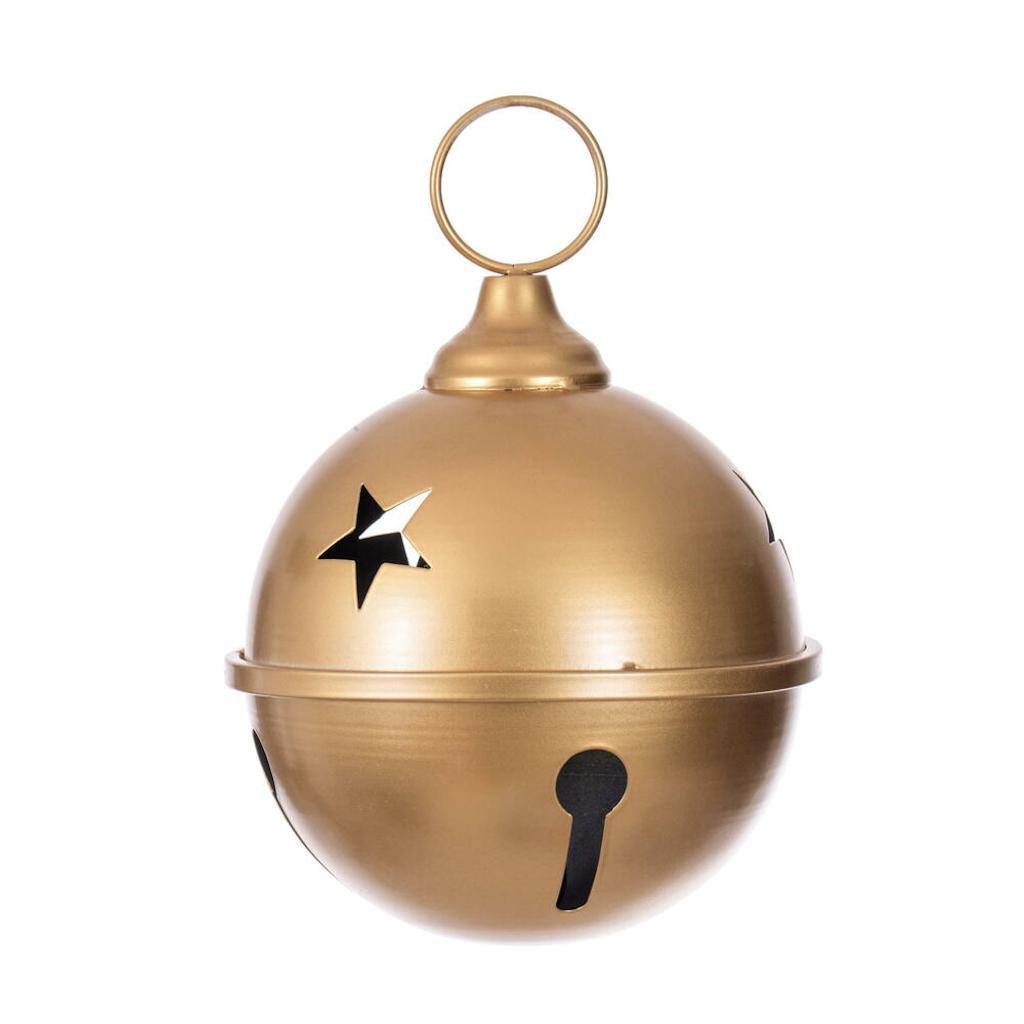 6" Gold Iron Bell Ornament 1