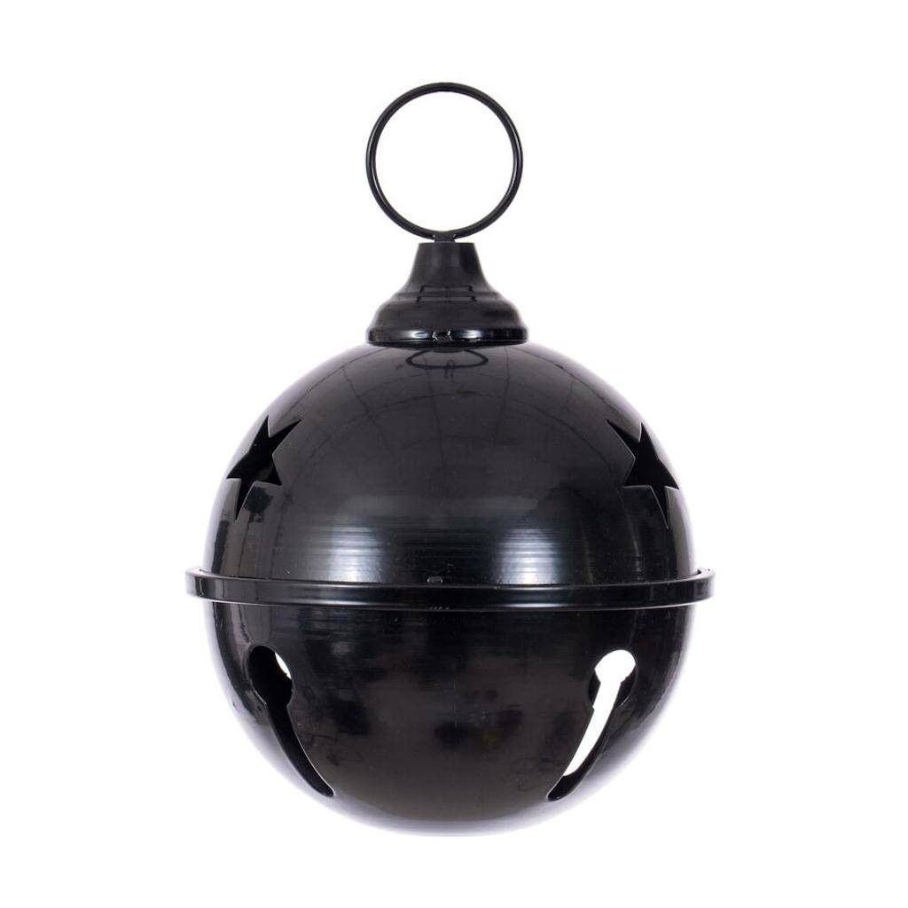 6" Black Iron Bell Ornament 1