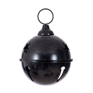 6" Black Iron Bell Ornament 1