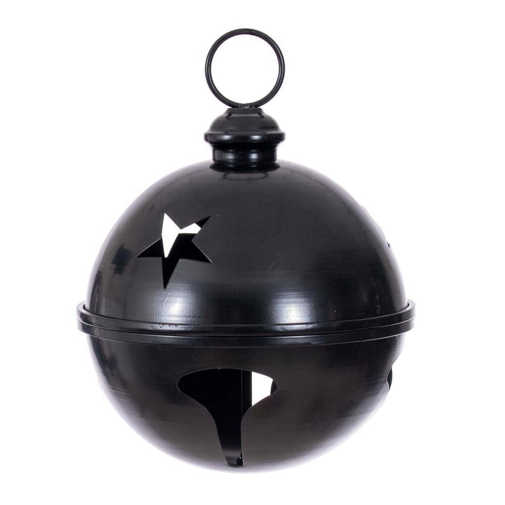 14" Black Iron Bell Ornament 1