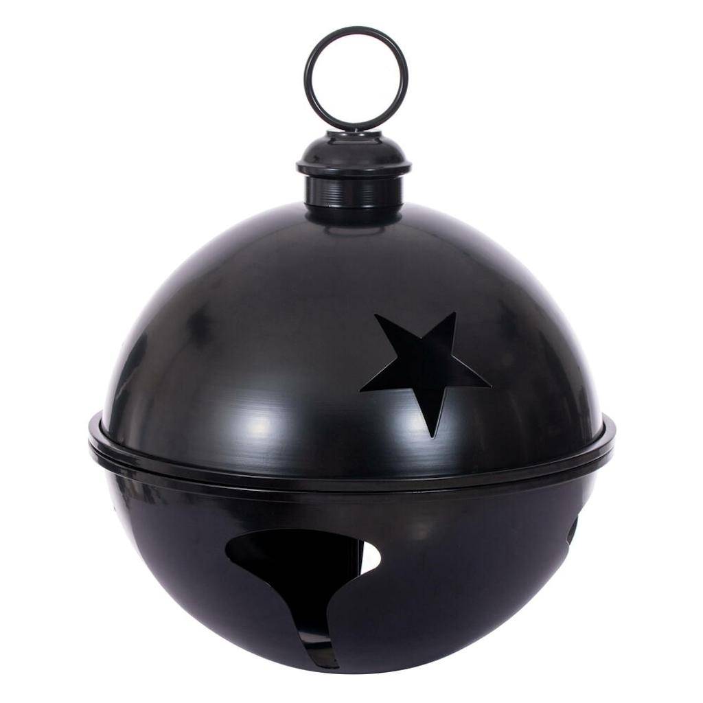 20" Black Iron Bell Ornament 1