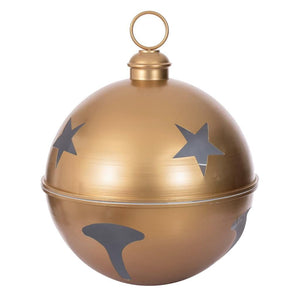 24" Gold Iron Bell Ornament 1