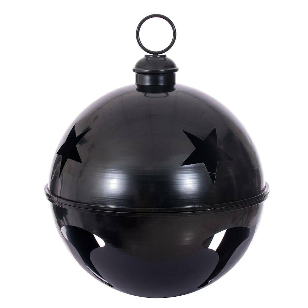 24" Black Iron Bell Ornament 1