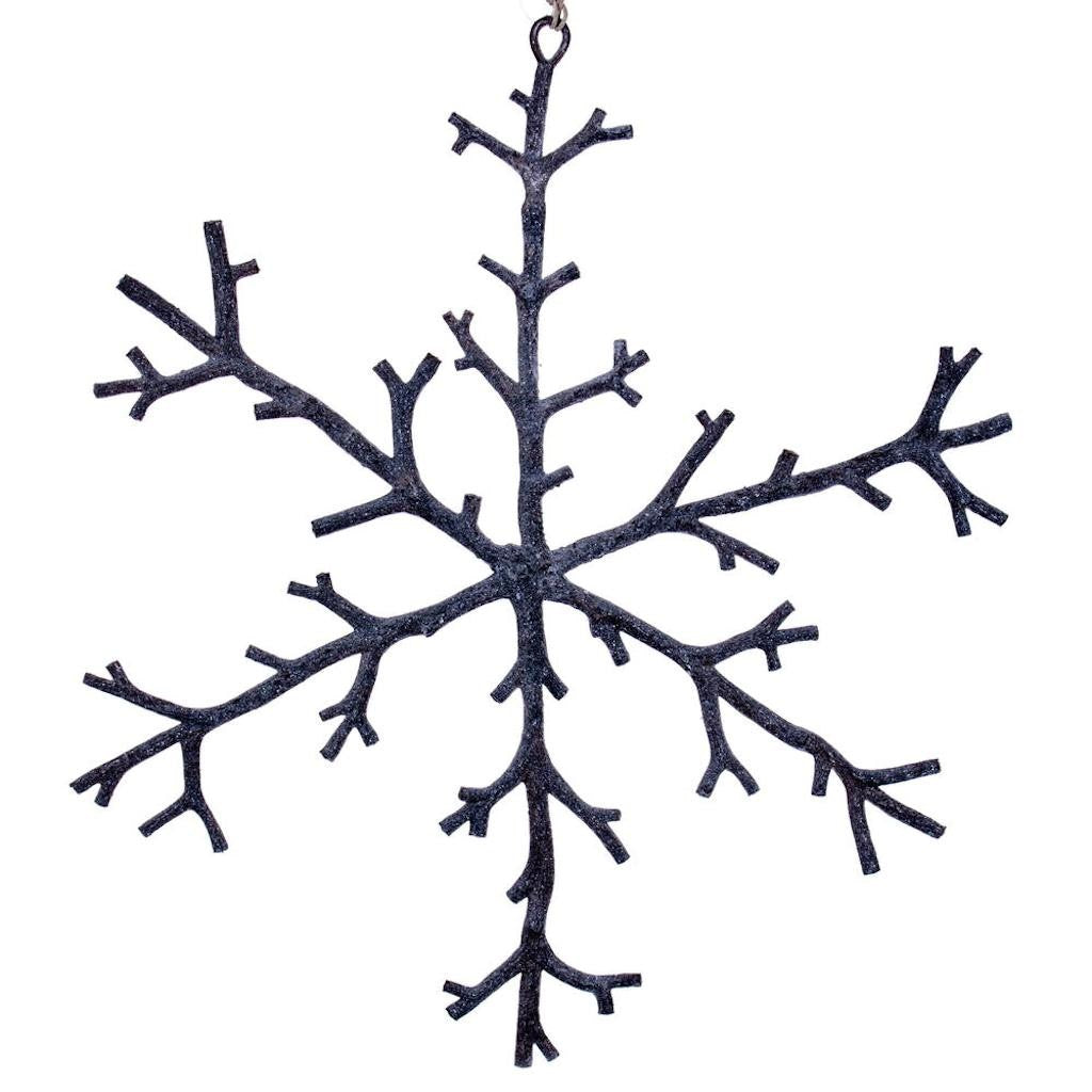 12" Brown Twig Snowflake Ornament (3 Pack) 1