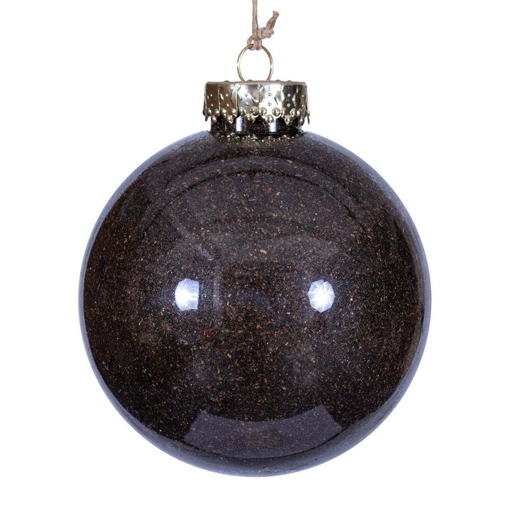 4" Chocolate Ball Ornament (3 Pack) 1
