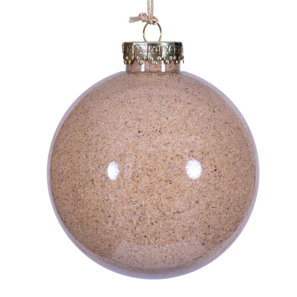 4" Mauve Ball Ornament (3 Pack) 1