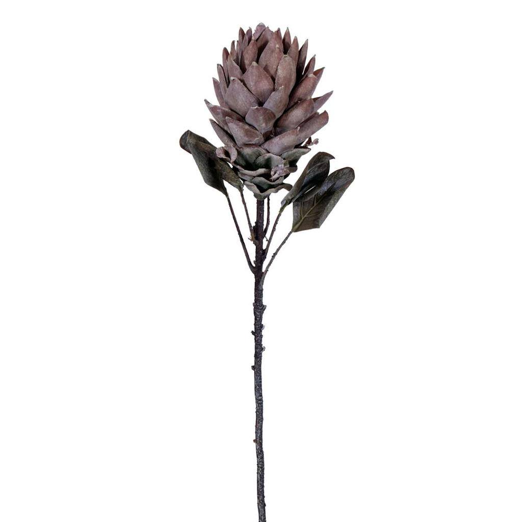 30.5" Artificial Light Orange Dried Protea Stem (2 Pack) 1