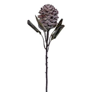 22" Artificial Light Orange Dried Ginger Stem (3 Pack) 1