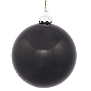 20" Giant Black Shiny Christmas Tree Ornament 1