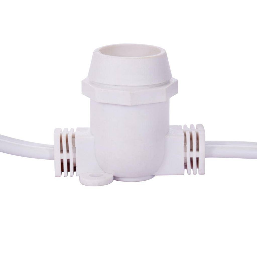 330' x 264 White European Medium Screw Base Socket String Set 1