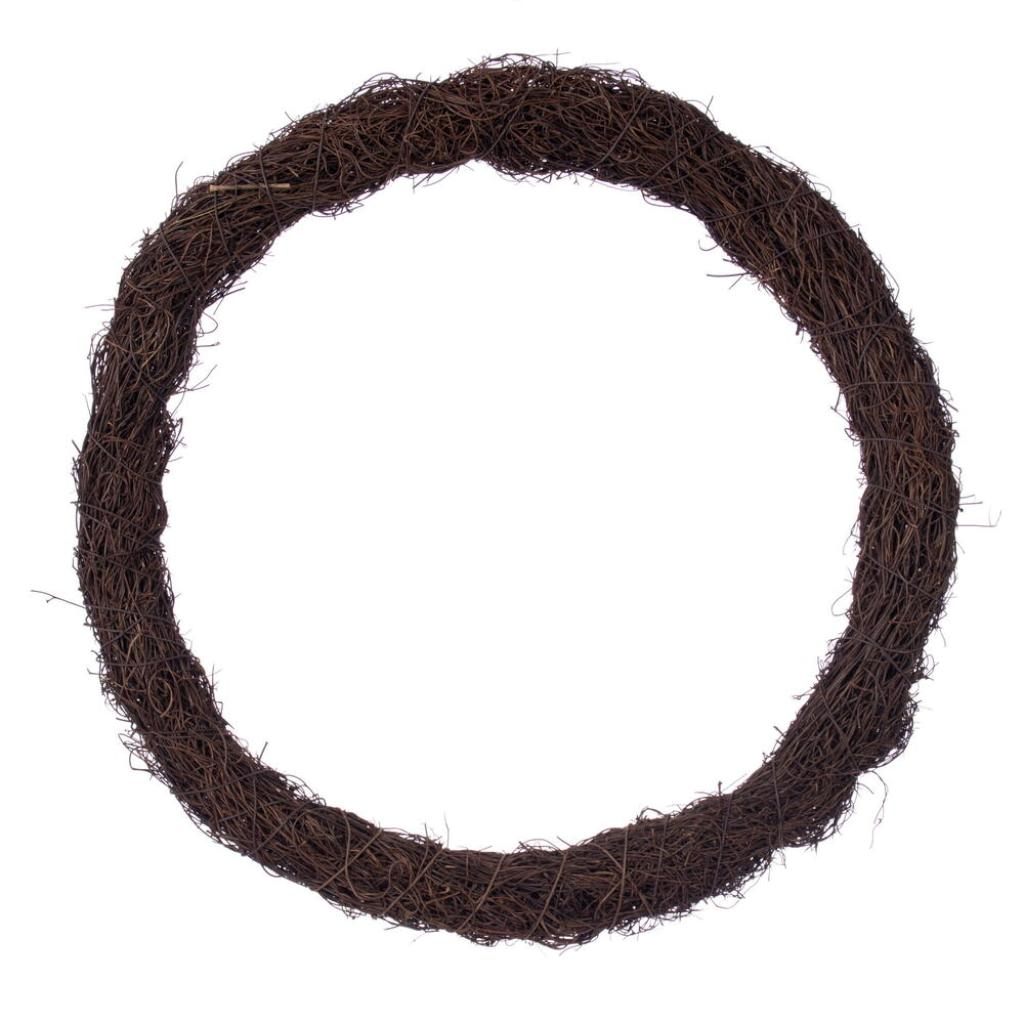 18" Circular Natural Twig Wreath 1