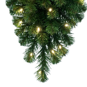 48" Deluxe Sequoia Pine 100 Light Warm White Artificial Christmas Teardrop 2