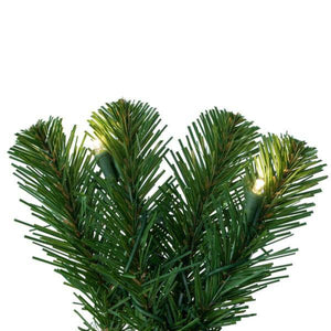 48" Deluxe Sequoia Pine 100 Light Warm White Artificial Christmas Teardrop 3